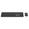 LOGITECH Signature Slim Combo MK950 - Belaidis klaviatūros ir pelės rinkinys, grafitas, QWERTY JAV/Tarptautinis