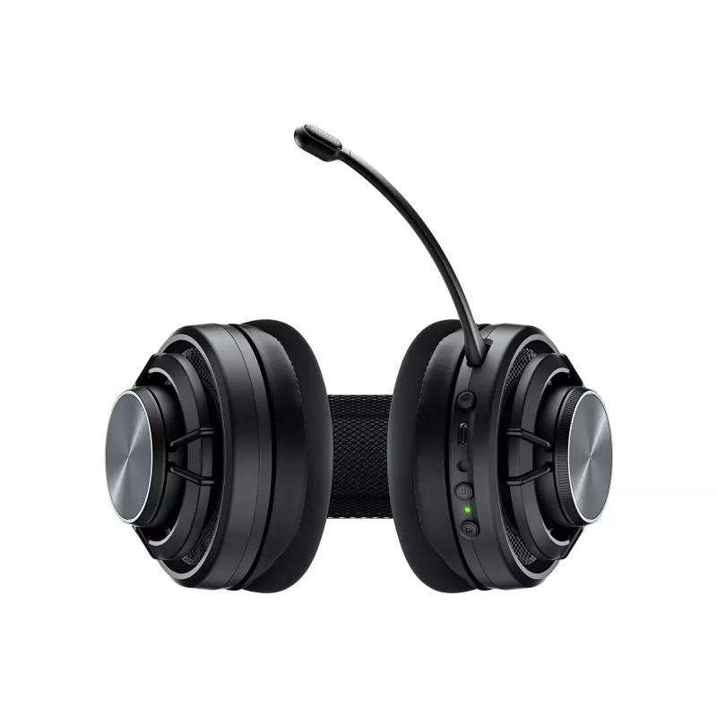 Turtle Beach Atlas Air belaidės atviros ausinės žaidimams asmeniniame kompiuteryje su 24 bitų aukštos ištikimybės garsu, transliacijų klasės mikrofonu, plūduriuojančiais ausų gaubtais, atminties putomis ir Bluetooth