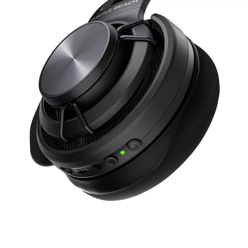 Turtle Beach Atlas Air belaidės atviros ausinės žaidimams asmeniniame kompiuteryje su 24 bitų aukštos ištikimybės garsu, transliacijų klasės mikrofonu, plūduriuojančiais ausų gaubtais, atminties putomis ir Bluetooth