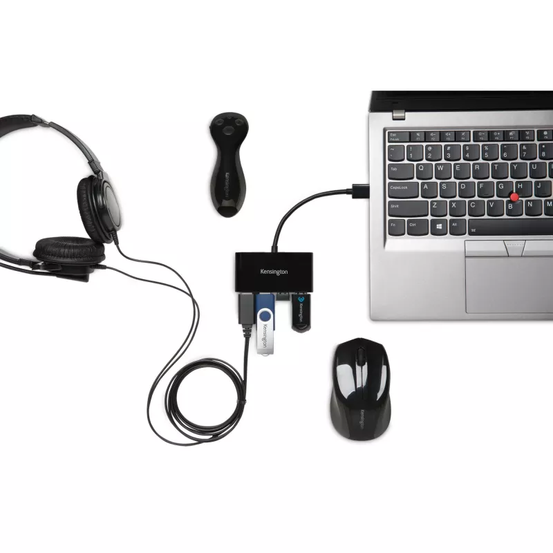 Kensington UH4000 USB 3.0 4 prievadų USB skirstytuvas