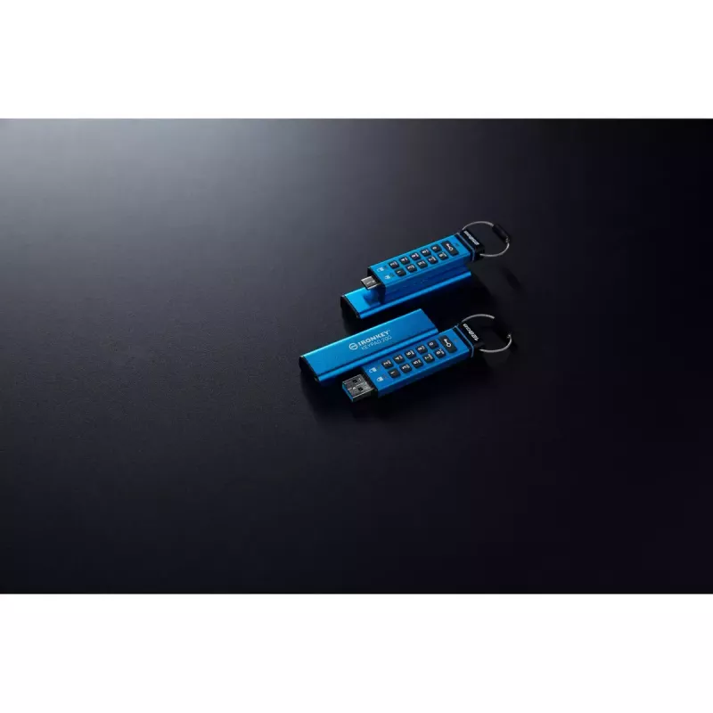 Kingston Technology IronKey 256GB USB-C klaviatūra 200C, FIPS 140-3 Lvl 3 AES-256