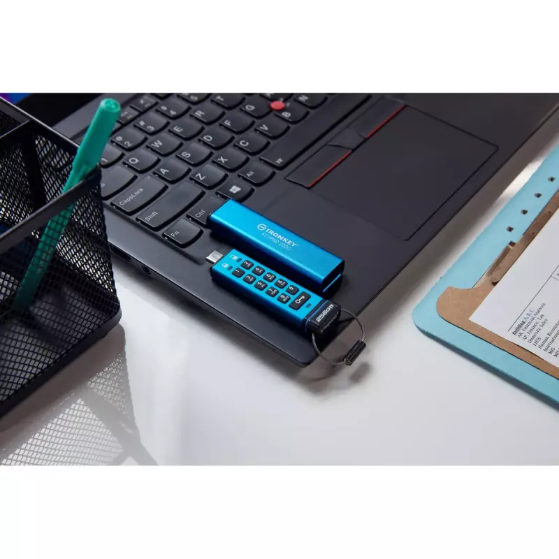 Kingston Technology IronKey 256GB USB-C klaviatūra 200C, FIPS 140-3 Lvl 3 AES-256