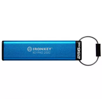 Kingston Technology IronKey 256GB USB-C klaviatūra 200C, FIPS 140-3 Lvl 3 AES-256