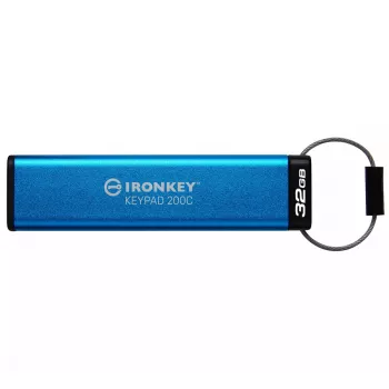 Kingston Technology IronKey 32GB USB-C klaviatūros 200C, FIPS 140-3 Lv 3 AES-256