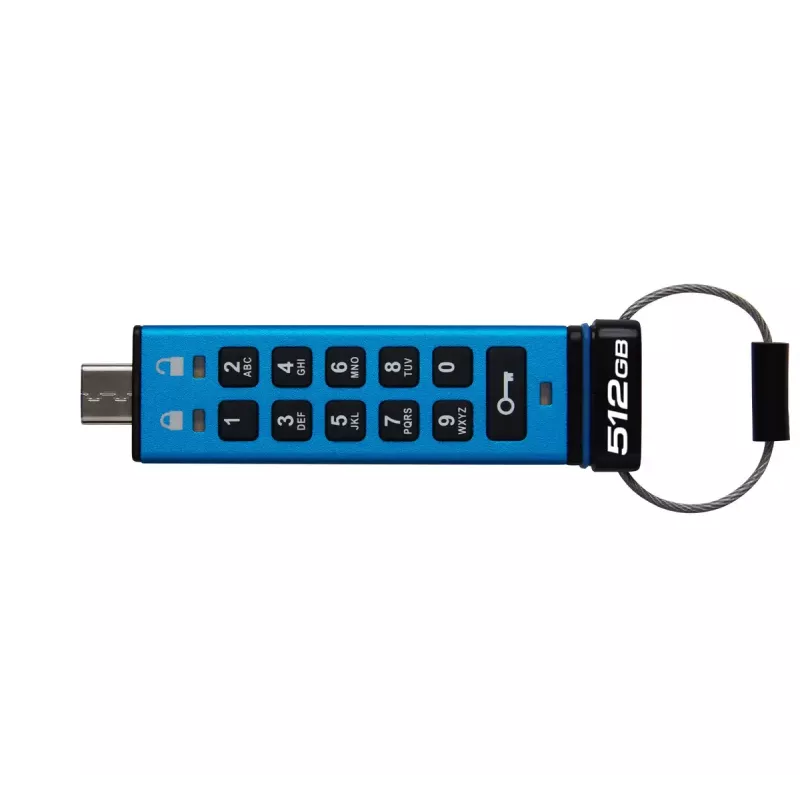Kingston IronKey Keypad 200C 512GB AES-256 USB-C atmintukas