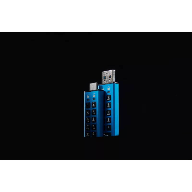 Kingston Technology IronKey 64GB Keypad 200, FIPS 140-3 Lvl 3, AES-256 aparatinės įrangos šifravimas
