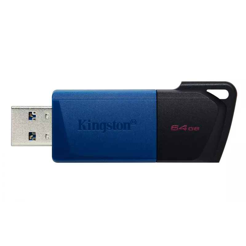 “Kingston DataTraveler Exodia M” 64 GB USB 3.2 Gen 1 atmintukas (juodas + mėlynas) – 2 vnt.