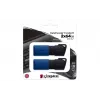 “Kingston DataTraveler Exodia M” 64 GB USB 3.2 Gen 1 atmintukas (juodas + mėlynas) – 2 vnt.