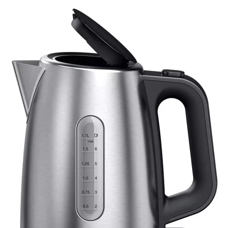 Braun PurShine WK102AI-WK1500BK elektrinis virdulys 1.7 L 2200 W juodas, nerūdijantis plienas