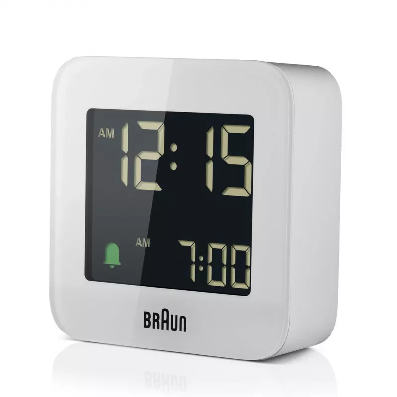 Braun BC08 skaitmeninis žadintuvas baltas