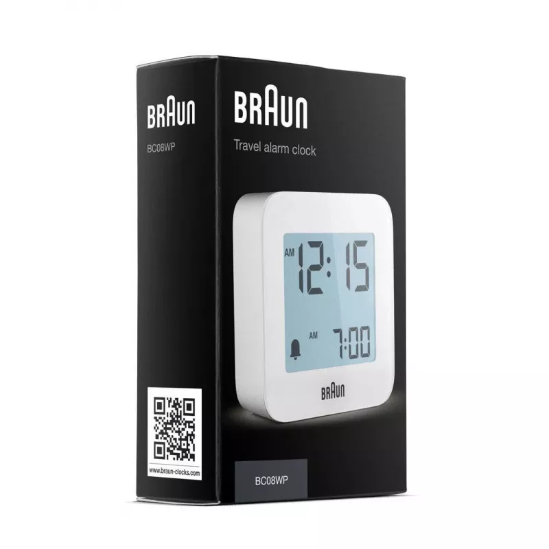 Braun BC08 skaitmeninis žadintuvas baltas