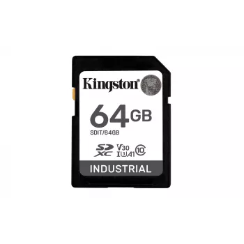 Flash atminties kortelė Kingston Technology 64GB SDXC UHS-I Industrial pSLC