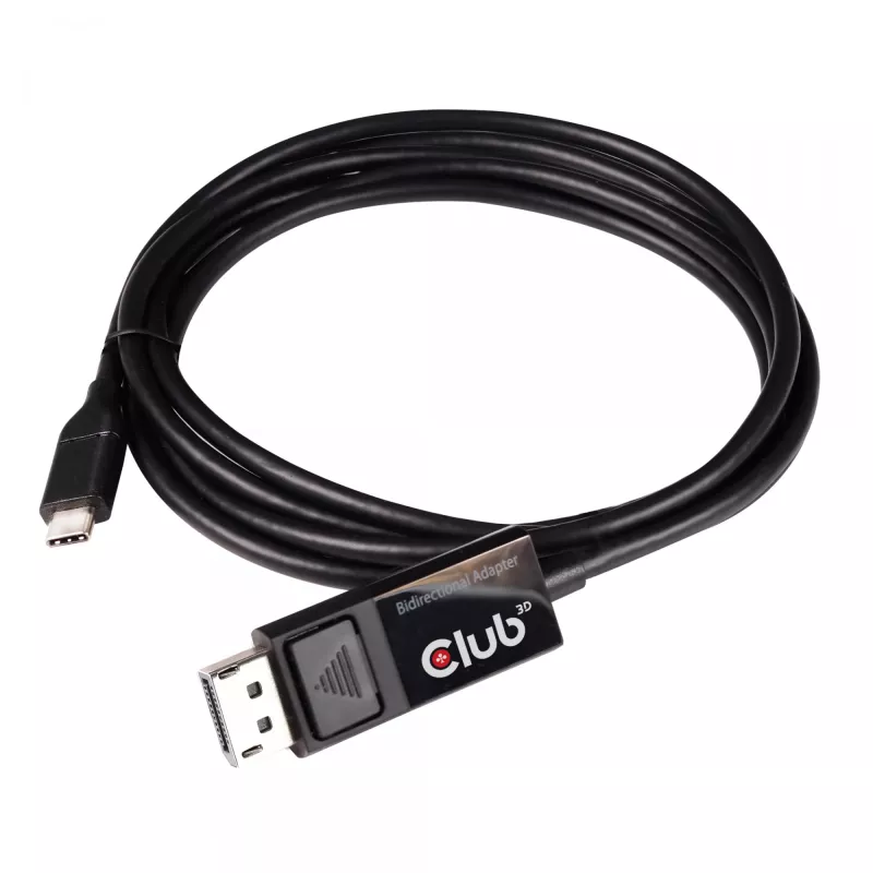 CLUB3D USB Type-C laidas į DP 1.4 8K60Hz M/M 1,8m