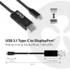 CLUB3D USB Type-C laidas į DP 1.4 8K60Hz M/M 1,8m