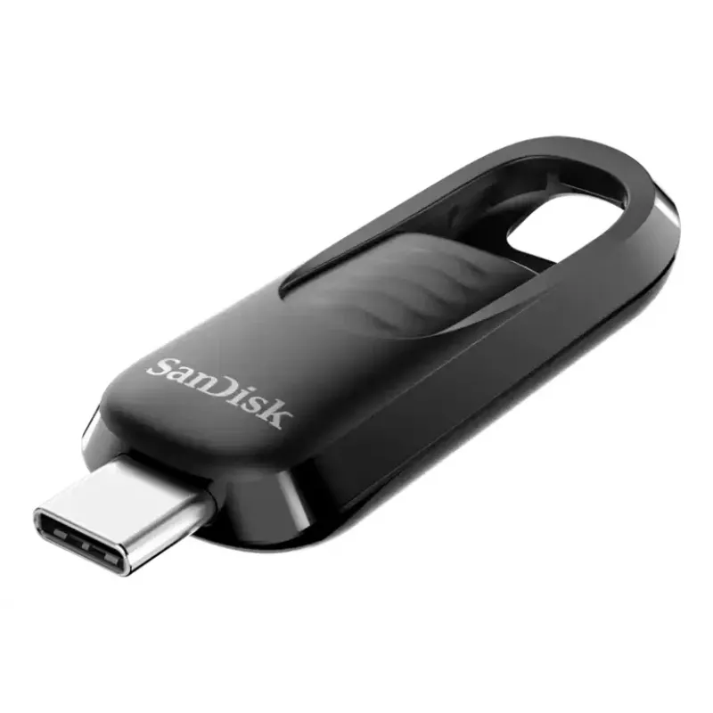 WESTERN DIGITAL SanDisk Ultra Slider 256GB USB atmintukas - USB-C 3.2 Gen 1 - ištraukiama jungtis