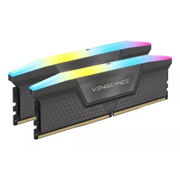 CORSAIR Vengeance RGB 32GB (2x16GB) DDR5 6000MHz CL30 atminties rinkinys – AMD Expo ir Intel XMP