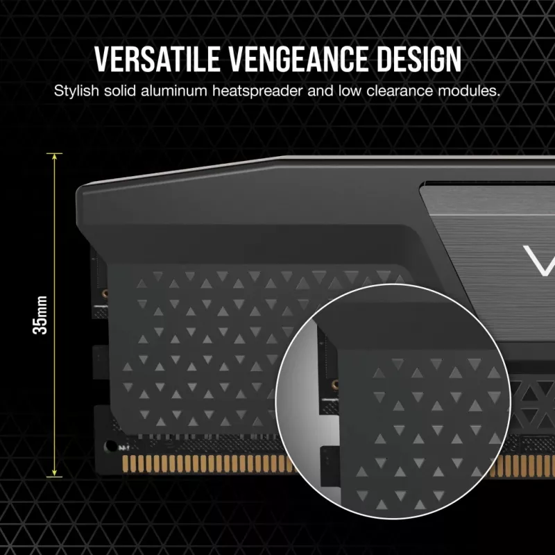 CORSAIR Vengeance 32GB (2x16GB) DDR5 6000MHz CL36 atminties rinkinys AMD EXPO ir Intel XMP