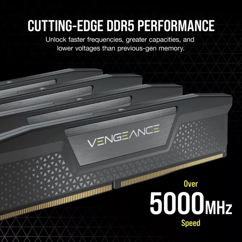 CORSAIR Vengeance 32GB (2x16GB) DDR5 6000MHz CL36 atminties rinkinys AMD EXPO ir Intel XMP