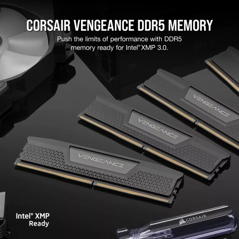 CORSAIR Vengeance 32GB (2x16GB) DDR5 6000MHz CL36 atminties rinkinys AMD EXPO ir Intel XMP