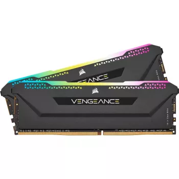 CORSAIR Vengeance RGB Pro 32GB (2x16GB) DDR4 3200MHz CL16 atminties rinkinys juodas