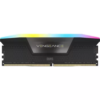 CORSAIR atminties rinkinys 48 GB (2 × 24 GB) DDR5 5200 MHz CL38 Vengeance RGB juodas