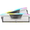 CORSAIR Vengeance RGB White 64GB (2x32GB) DDR5 5200MHz CL40 atminties rinkinys