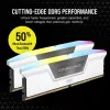 CORSAIR Vengeance RGB White 64GB (2x32GB) DDR5 5200MHz CL40 atminties rinkinys