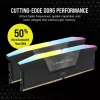 CORSAIR Vengeance RGB 32GB (2x16GB) DDR5 6400MHz CL32 atminties rinkinys - juoda