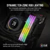 CORSAIR Vengeance RGB 32GB (2x16GB) DDR5 6400MHz CL32 atminties rinkinys - juoda
