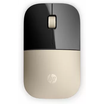 HP Z3700 Gold belaidė pelė, ambidekstrinė, optinė, RF belaidė, 1200 DPI, auksinė