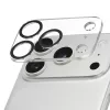 PanzerGlass PicturePerfect objektyvo apsauga iPhone 17 Pro – grūdintas stiklas su silikoniniu rėmeliu
