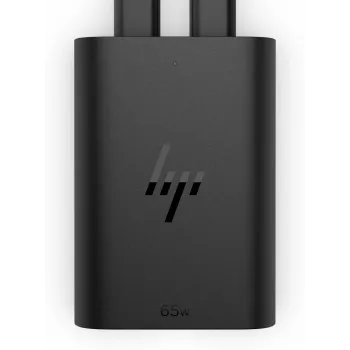 HP 65W GaN USB-C nešiojamojo kompiuterio įkroviklis, vidinis, 65 W, 5/9/12/15/20 V, 65 W, namams