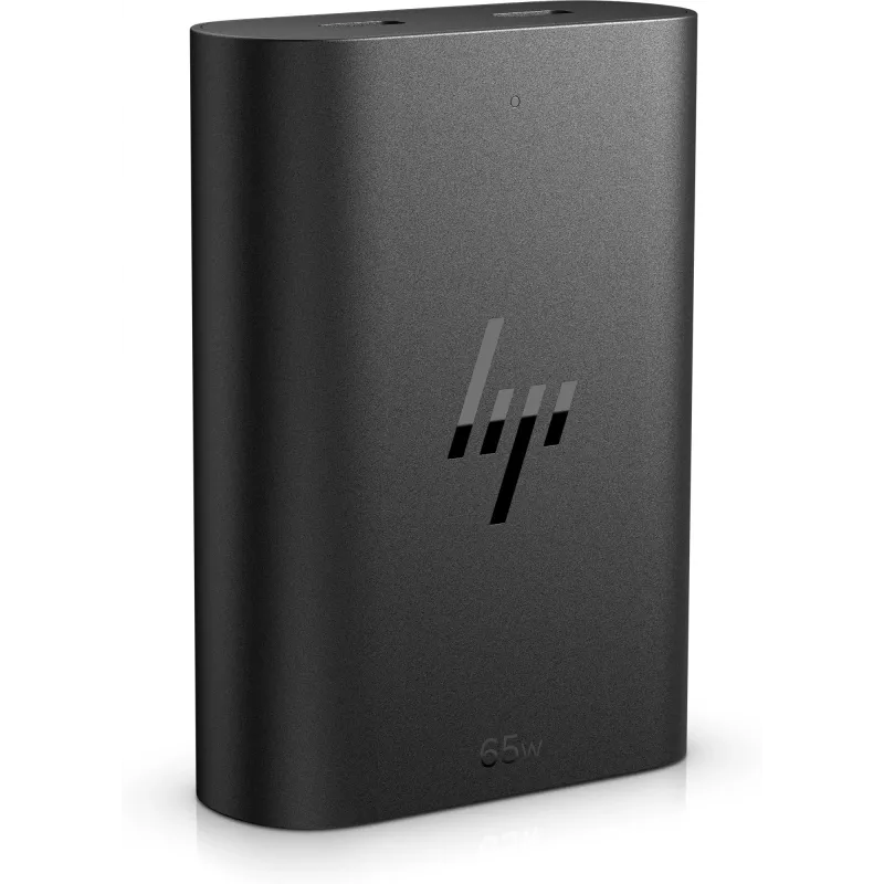 HP 65W GaN USB-C nešiojamojo kompiuterio įkroviklis, vidinis, 65 W, 5/9/12/15/20 V, 65 W, namams