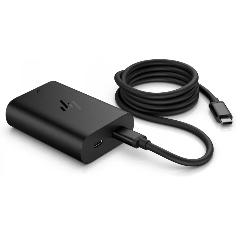 HP 65W GaN USB-C nešiojamojo kompiuterio įkroviklis, vidinis, 65 W, 5/9/12/15/20 V, 65 W, namams