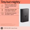 HP 65W GaN USB-C nešiojamojo kompiuterio įkroviklis, vidinis, 65 W, 5/9/12/15/20 V, 65 W, namams