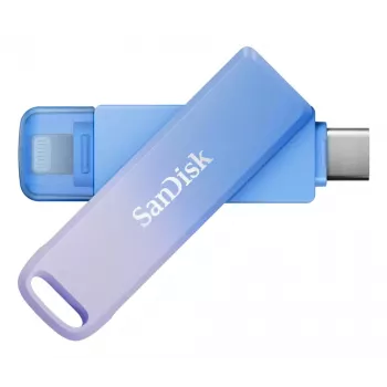 WESTERN DIGITAL SanDisk Creator Phone Drive 128GB USB atmintukas USB-C / Lightning mėlynas