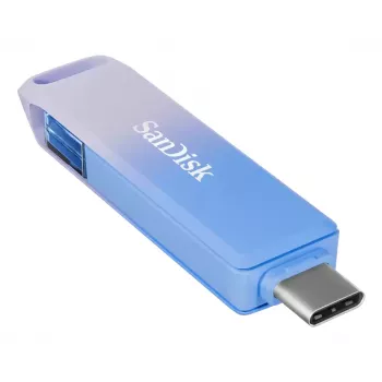 WESTERN DIGITAL SanDisk Creator Phone Drive 128GB USB atmintukas USB-C / Lightning mėlynas