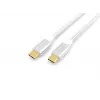 Equip USB 3.2 Gen 2 Type-C į C laidas, vyriškas/vyriškas, 1 m, 5A, sidabrinis/baltas