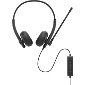 DELL WH125 ausinės su mikrofonu, laidinės, USB-A, juodos