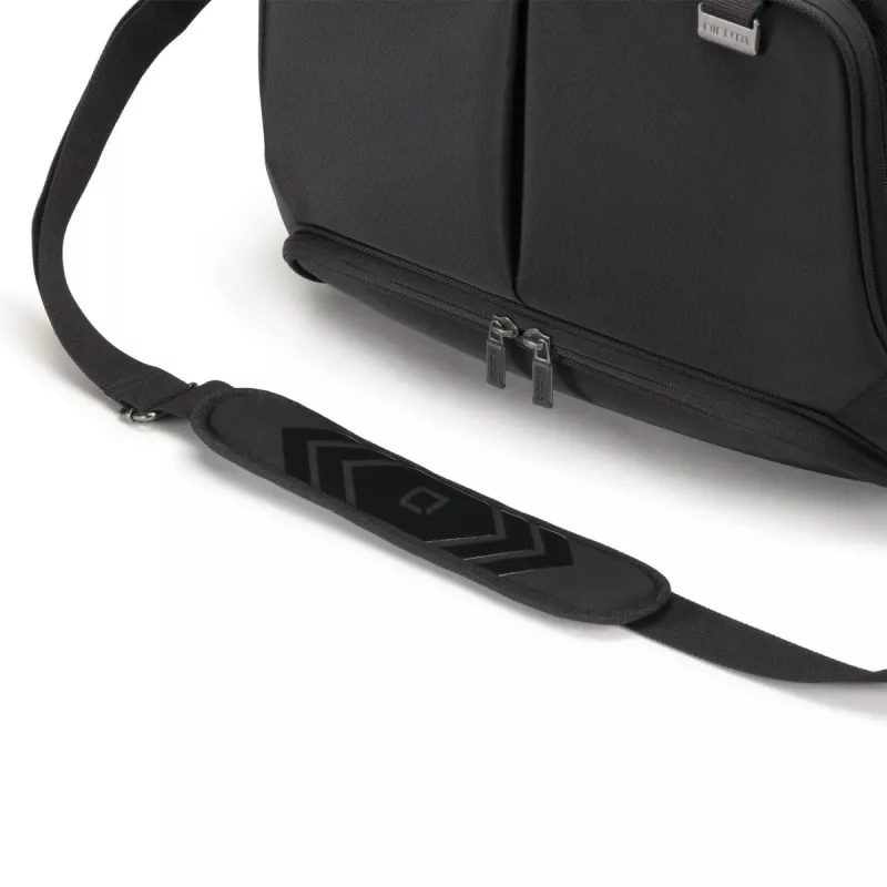Dėklas nešiojamam kompiuteriui DICOTA Eco Top Traveler Pro 15-17,3 inch juodas / 1680d Rpet poliesteris