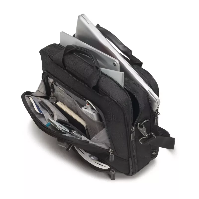 Dėklas nešiojamam kompiuteriui DICOTA Eco Top Traveler Pro 15-17,3 inch juodas / 1680d Rpet poliesteris