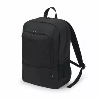 DICOTA Eco Backpack Base - 13-14.1 colių nešiojamojo kompiuterio kuprinė - Juoda / 300d Rpet poliesteris