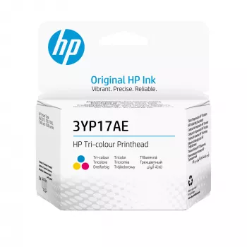 HP Inktank trijų spalvų spausdinimo galvutė, žydra, purpurinė, geltona, 1 vnt.