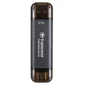TRANSCEND ESD310c 2TB nešiojamas SSD, USB-A / USB-C