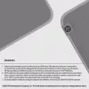 HP 100 dezinfekuojamas pelės kilimėlis, pilka, vienspalvis, poliesteris, guma