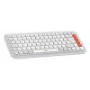 Logitech POP Icon Combo klaviatūros ir pelės rinkinys, belaidis Bluetooth, QWERTY US International, oranžinis-baltas