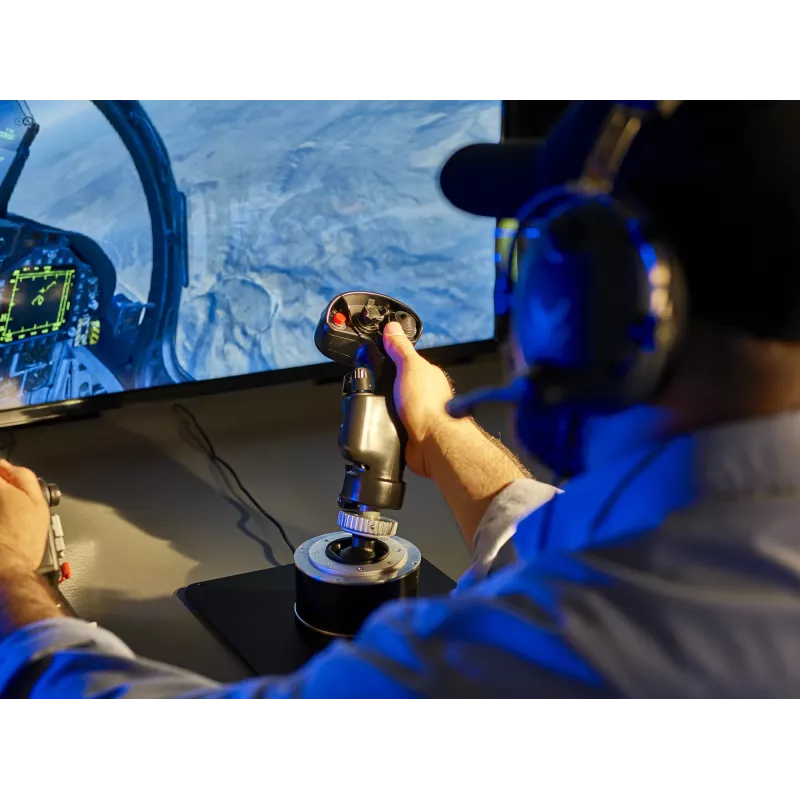 Thrustmaster F/A-18C Hornet HOTAS juoda vairasvirtė