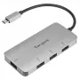 Targus ACH226EU USB-C į 4x USB-A 3.0 šakotuvas, sidabrinis