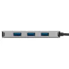 Targus ACH226EU USB-C į 4x USB-A 3.0 šakotuvas, sidabrinis