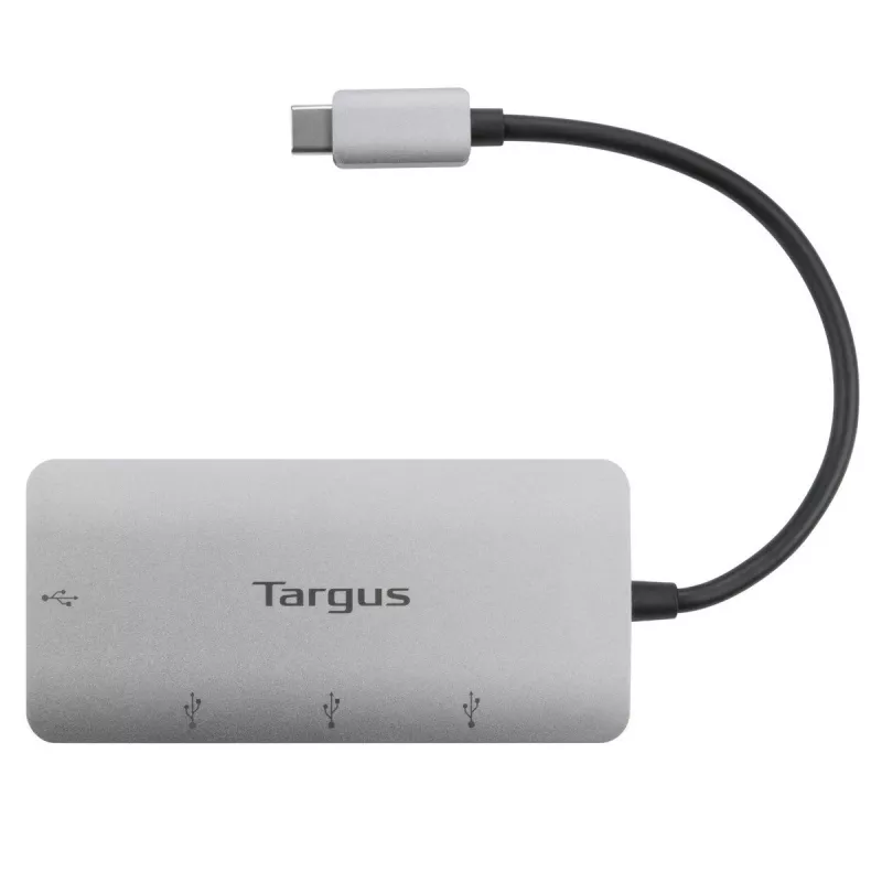 Targus ACH226EU USB-C į 4x USB-A 3.0 šakotuvas, sidabrinis